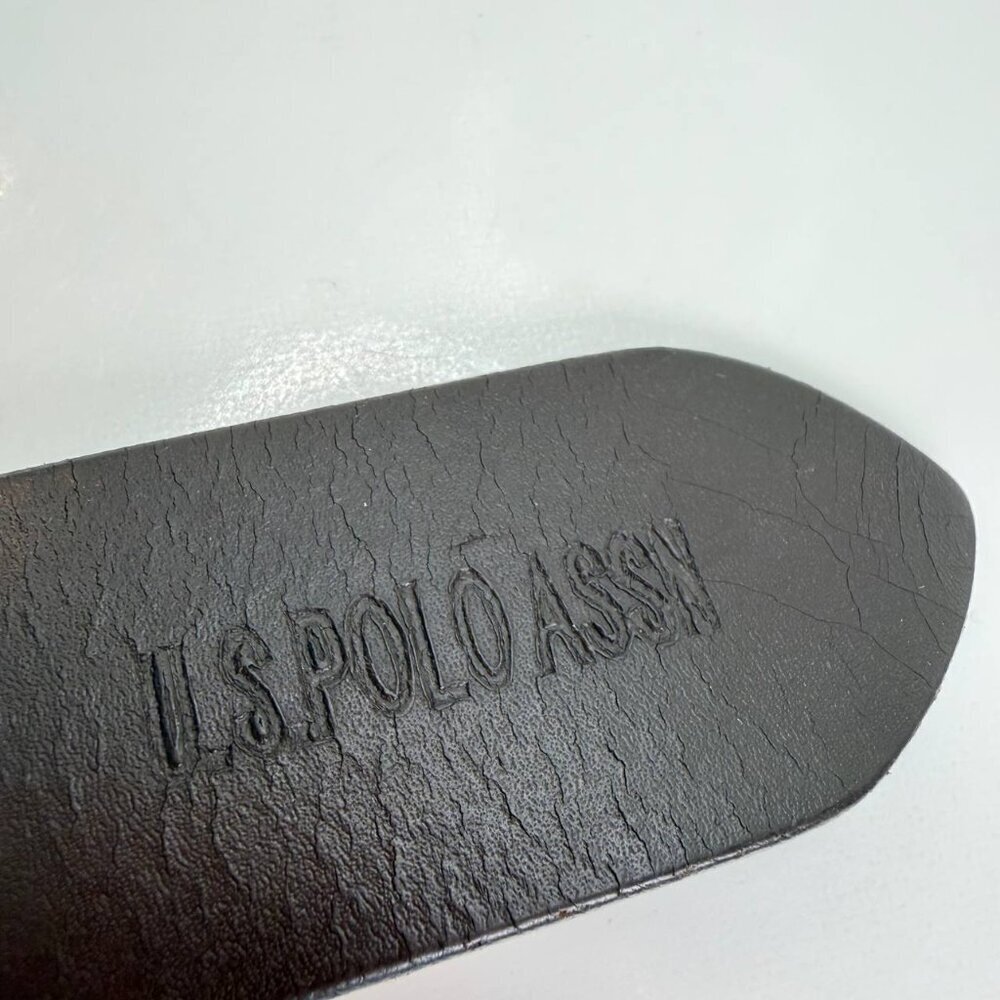 Men’s U.S. Polo Assn. Leather & Canvas Belt - Size 32 - Picture 7 of 13
